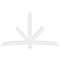 Ekena Millwork Alberta Architectural Grade PVC Gable Bracket, 96"W x 56"H x 4"D x 6"F, 14/12 Pitch GBP096X56X0406ALB00 - alternate 4